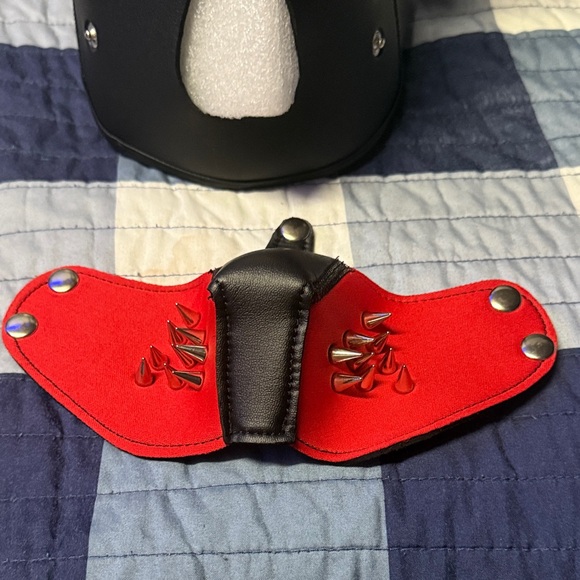 Andrew Christian Black and Red Pup Mask Cos Play - Picture 4 of 5